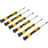 Jeu de Tournevis de Précision Profil T Torx 6 pcs - Précision et Ergonomie, Acier - D-Work