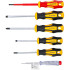 Jeu de Tournevis VDE pour Électricien 6 pcs - Plats et Cruciformes - Isolation Sécurisée et Précision - D-Work