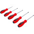 Jeu de Tournevis Plats et Cruciformes 5 pcs - Acier, Poignée Ergonomique - Polyvalence et Précision - D-Work
