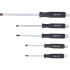 Jeu de Tournevis 5 pcs - Acier, Manche Ergonomique - Précision et Confort d Utilisation, Plastique - D-Work