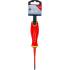 Tournevis VDE Pointe Extra Fine Cruciforme PH1 - 25,1 cm - Isolation Sécurisée et Précision - BGS