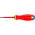 Tournevis VDE Pointe Extra Fine Cruciforme PZ0 - 21,3 cm - Isolation et Précision, Acier, Pro, 1000 V - D-Work