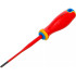 Tournevis VDE Pointe Extra Fine Cruciforme PZ2 - 27,6 cm - Isolation Sécurisée et Précision, Acier - D-Work