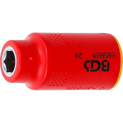Douille pour Clé VDE Six Pans 10 mm (3/8 ) - 8 mm - Isolation Sécurisée et Précision - BGS