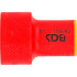 Douille pour Clé VDE 10 mm (3/8 ) - Six Pans, 21 mm - Isolation Sécurisée et Précision - BGS