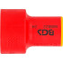 Douille pour Clé VDE Six Pans 10 mm (3/8 ) - 22 mm - Isolation Sécurisée et Précision - BGS