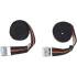 Sangles à Fermeture Rapide 2,5 m x 25 mm - Lot de 2 Pièces - Résistantes et Pratiques - BGS