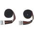 Sangles à Fermeture Rapide 2,5 m x 25 mm - Lot de 2 pcs - Résistantes et Pratiques - D-Work
