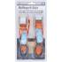 Jeu de SanglEs à Crochet 2 m x 25 mm - 2 Pièces - Fixation Sécurisée et Pratique - BGS