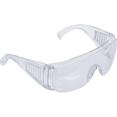 Lunettes de Protection Transparente - 16,8 x 5x19,3 cm - Confort et Sécurité Visuelle, Plastique - D-Work