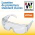 Lunettes de Protection Claires - Confortables et Sécurisées - - BGS