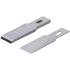 Lames de Grattoir de Rechange 5 pcs 0,6 x 12 mm - Acier, Compatible Art. 364 - Précision et Durabilité - D-Work