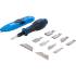 Jeu de Grattoirs et Couteaux 27 pcs - Outils Polyvalents pour Décapage et Nettoyage, Acier, Pro - D-Work