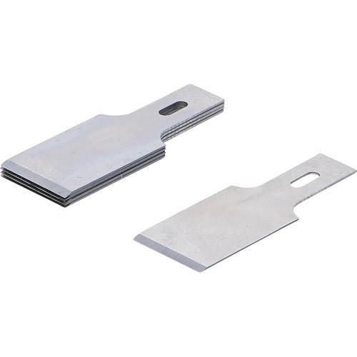Lames de Grattoir de Rechange 5 pièces 0,6x16 mm - Acier, Précision et Durabilité - BGS