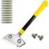 Lames de Grattoir de Rechange 5 pièces 0,6x16 mm - Acier, Précision et Durabilité - BGS