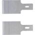 Lames de Grattoir de Rechange 5 pièces 0,6x20 mm - Acier, Compatible Art. 364 - Précision et Durabilité - BGS