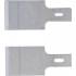Lames de Grattoir de Rechange 5 pièces 0,6x20 mm - Acier, Compatible Art. 364 - Précision et Durabilité - BGS