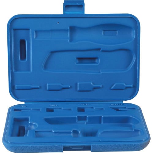 Valise Vide pour Outils - 27,3 x 19 x 6,8 cm - Résistante et Pratique, Plastique - D-Work