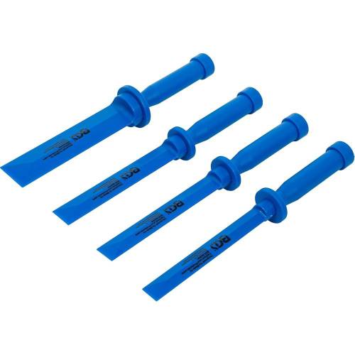 Jeu de Grattoirs Plastiques 4 Pièces - Largeurs 19, 22, 25, 38 mm - Polyvalents et Pratiques pour Décapage et Nettoyage - BGS