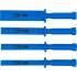Jeu de Grattoirs Plastiques 4 pcs - Largeurs 19, 22, 25, 38 mm - Polyvalents et Pratiques pour Décapage et Nettoyage - D-Work