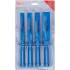 Jeu de Grattoirs Plastiques 4 Pièces - Largeurs 19, 22, 25, 38 mm - Polyvalents et Pratiques pour Décapage et Nettoyage - BGS