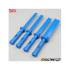 Jeu de Grattoirs Plastiques 4 Pièces - Largeurs 19, 22, 25, 38 mm - Polyvalents et Pratiques pour Décapage et Nettoyage - BGS