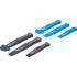 Jeu de Burins Plastiques 6 pcs - Résistants et Pratiques - Pro - D-Work