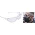 Lunettes de Protection Transparentes - Dimensions 72x61x195 mm - Léger et Confortable - Sécurité Oculaire Assurée - BGS