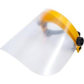 Écran de Protection Faciale Transparent - 30,5 x 13,7 x 32,6 cm - Léger et Confortable - Sécurité et Visibilité - D-Work