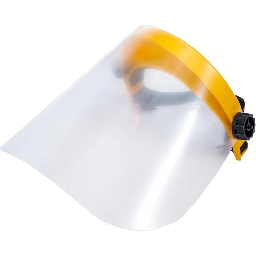 Écran de Protection Faciale Transparent - 30,5x13,7x32,6 cm - Léger et Confortable - Sécurité et Visibilité - BGS