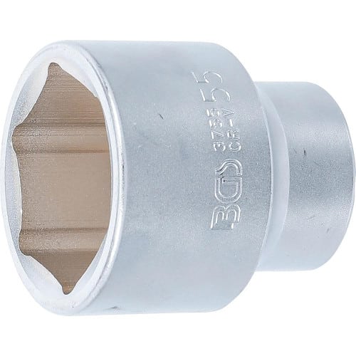Douille pour Clé Six Pans 25 mm (1 ) - 55 mm - Acier Résistant - Précision et Durabilité - BGS
