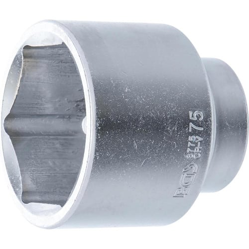 Douille pour Clé Six Pans 25 mm (1 ) - 75 mm - Acier Résistant - Prise Fiable et Durable - BGS