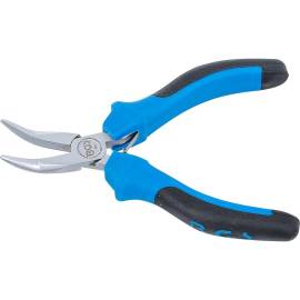 Pince Becs Fins Électronique Coudée 138 mm - Acier, Précision et Maniabilité - BGS