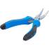 Pince Becs Fins Électronique Coudée 138 mm - Acier, Précision et Maniabilité, Zones Difficiles - D-Work