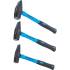 Jeu de Marteaux de Serrurier 3 pcs 300/500/800 g - Manche Fibres de Verre, Norme DIN 1041 - Précision et Durabilité - D-Work