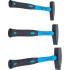 Jeu de Marteaux de Serrurier 3 Pièces 300/500/800 g - Manche Fibres de Verre, Norme DIN 1041 - Précision et Durabilité - BGS