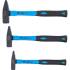 Jeu de Marteaux de Serrurier 3 Pièces 300/500/800 g - Manche Fibres de Verre, Norme DIN 1041 - Précision et Durabilité - BGS
