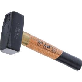 Massette 1000 g - Manche en Bois - Outil de Frappe Robuste et Confortable - D-Work