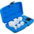Jeu de Scies-Cloches 8 pcs D.22-65 mm - Prof. 40 mm - Acier Durable pour Découpe Précise, Plastique - D-Work