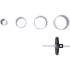 Jeu de Scies Cloche de Forage 33-73 mm - 6 Pièces - Acier Durable - Perçage Précis et Polyvalent - BGS