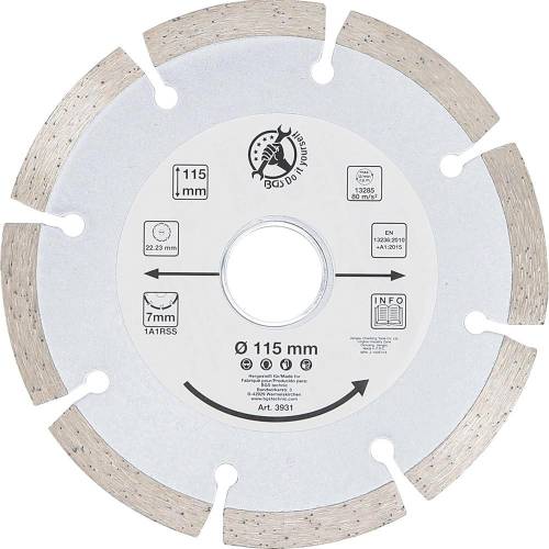 Disque de Coupe en Segments 115 mm - Résistant et Précis - Découpe Efficace, Acier - D-Work