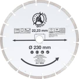 Disque de Coupe en Segments 230 mm - Coupe Précise et Durable, Acier, Pro - D-Work