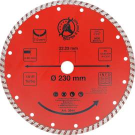 Disque de Coupe Turbo 230 mm - , Haute Performance - Coupe Rapide et Précise - BGS