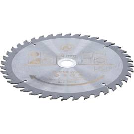 Lame de Scie Circulaire Métal Dur 210x30x2,6 mm - 40 Dents - Précision et Durabilité - BGS