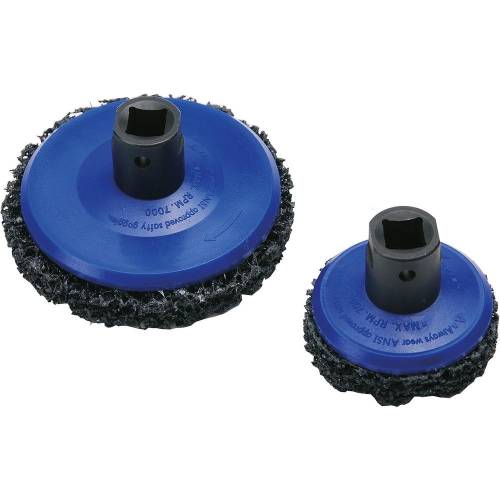 Jeu de Roues de Décapage Ø65 + 105 mm - - Polyvalent et Efficace pour Nettoyage et Préparation de Surface - BGS