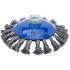 Brosse Plate D.115 mm - Réception M14 x 2,0 - Acier, Usage Industriel - Nettoyage Efficace et Durable - D-Work