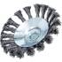 Brosse Plate D.115 mm - Réception M14 x 2,0 - Acier, Usage Industriel - Nettoyage Efficace et Durable - D-Work