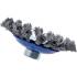 Brosse Plate Ø115 mm - Réception M14 x 2,0 - Acier, Usage Industriel - Nettoyage Efficace et Durable - BGS