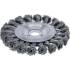 Brosse Plate et Ronde Tressée Ø115 mm - Poignée Ergonomique - Nettoyage Efficace et Durable - BGS