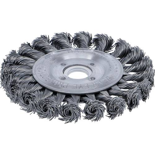 Brosse Plate et Ronde Tressée D.115 mm - Poignée Ergonomique - Nettoyage Efficace et Durable - D-Work